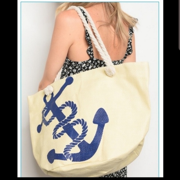 Le Femme Handbags - Firm Price La Femme XL Anchor Tote